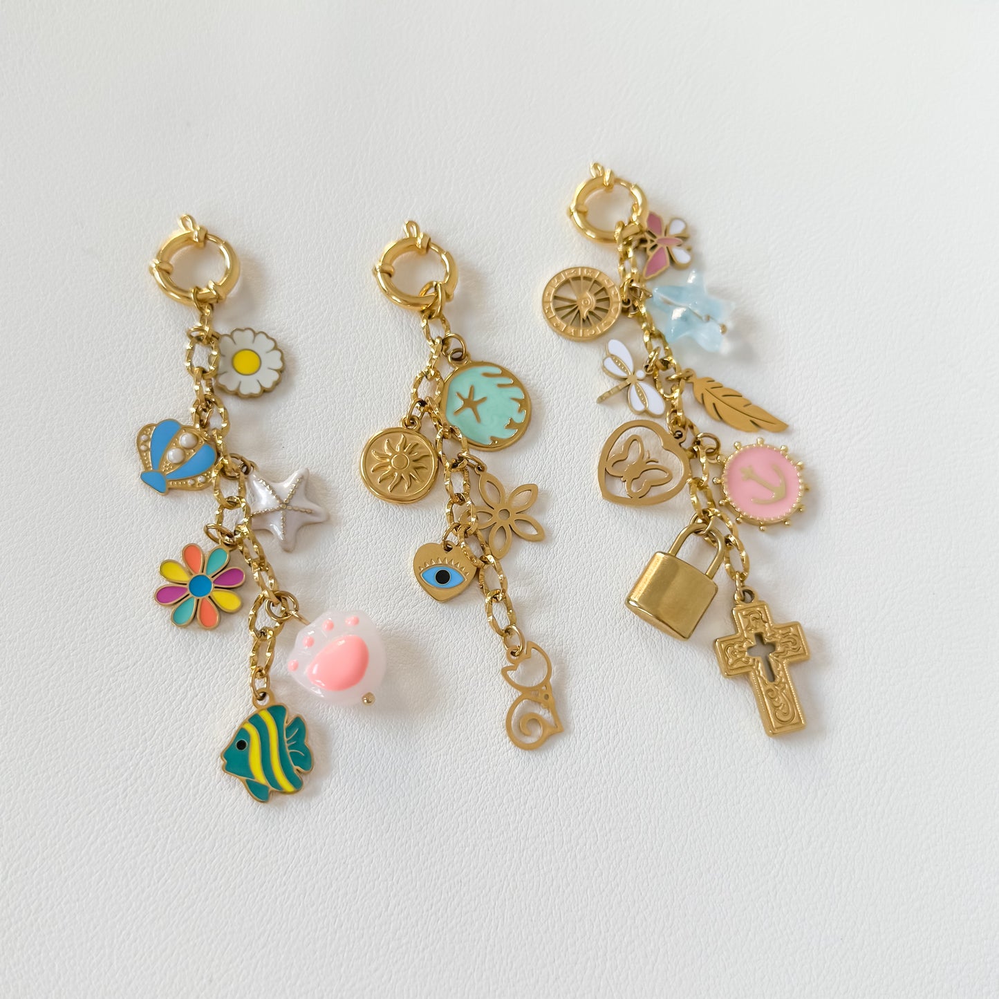 Round Clasp Textured Chain