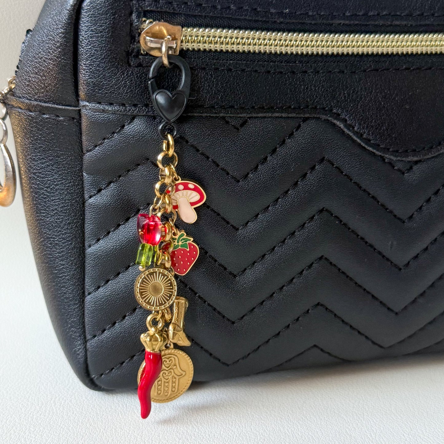Black Clasp Rolo Chain