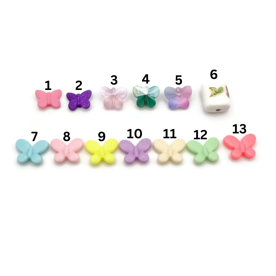 Butterfly Bead Charms
