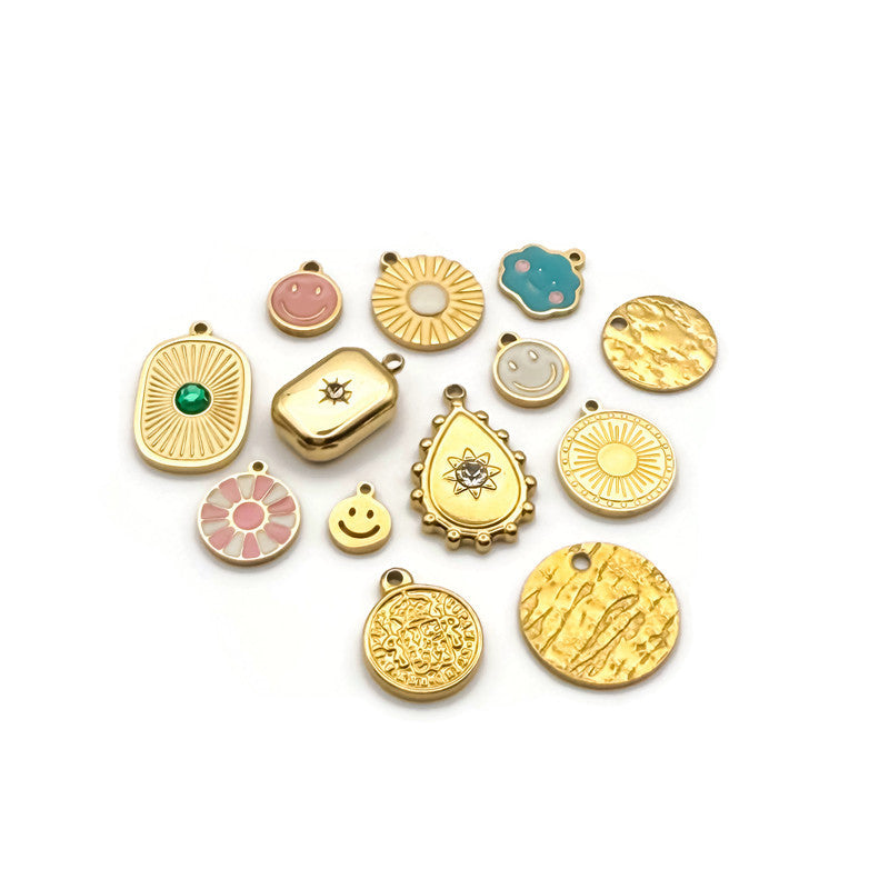 Flat Rounded Charms