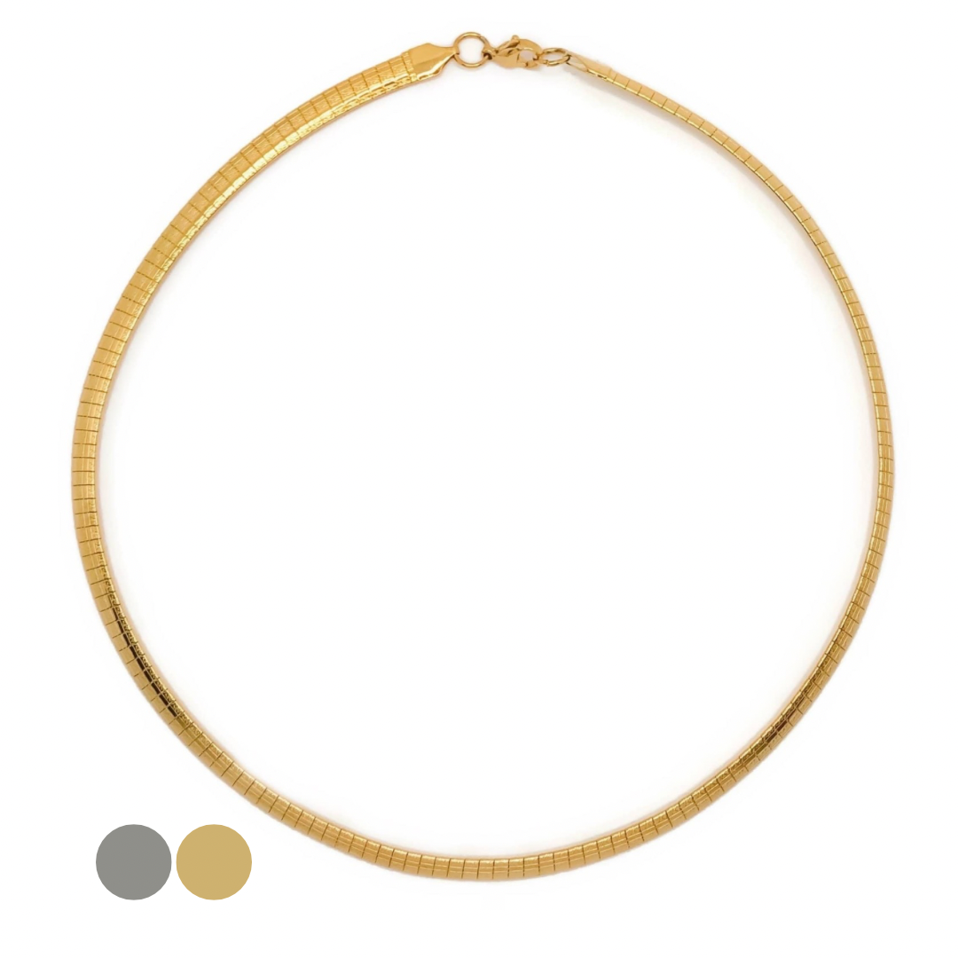 Snake Choker Gold & Silver