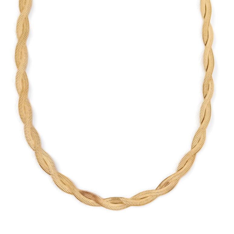 Double Herringbone Necklace