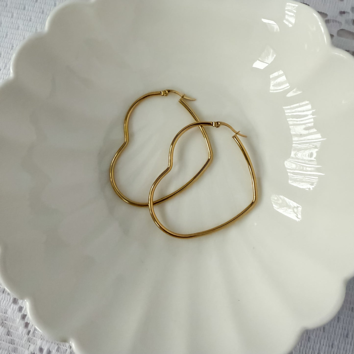 42mm Heart Hoops