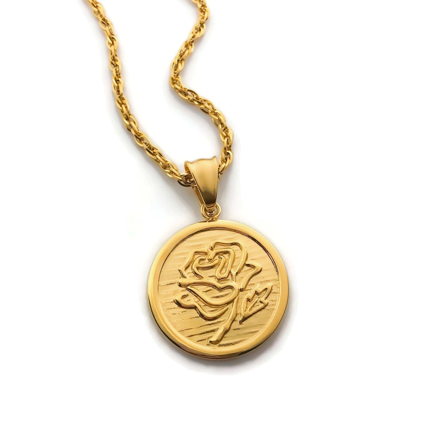 Rose Necklace (2 sides) - Krave & Co | Stylish Jewelry and Accessories. Shop our Sale.