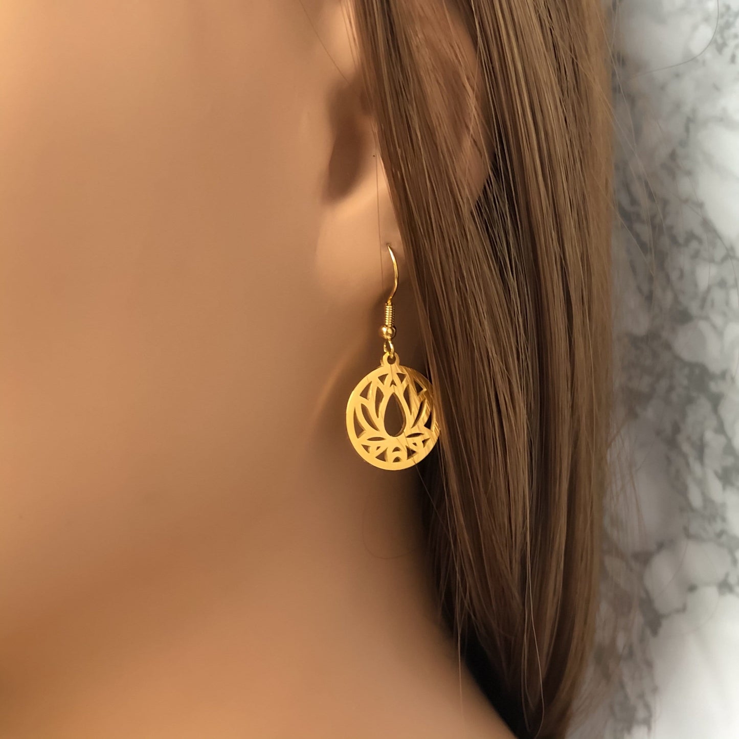 Lotus Earrings - Krave & Co | Stylish Jewelry and Accessories. Shop our Sale.