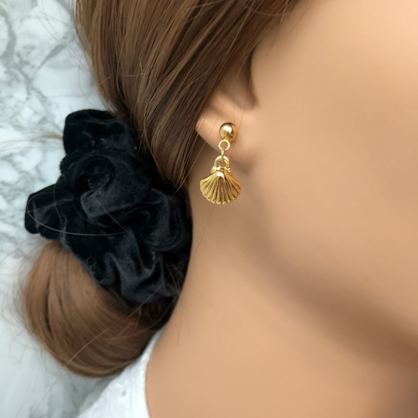 Seashell Studs - Krave & Co | Stylish Jewelry and Accessories. Shop our Sale.