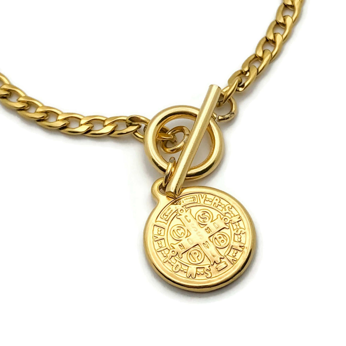 Saint Benedict Bracelet *2 Sides - Krave & Co | Stylish Jewelry and Accessories. Shop our Sale.