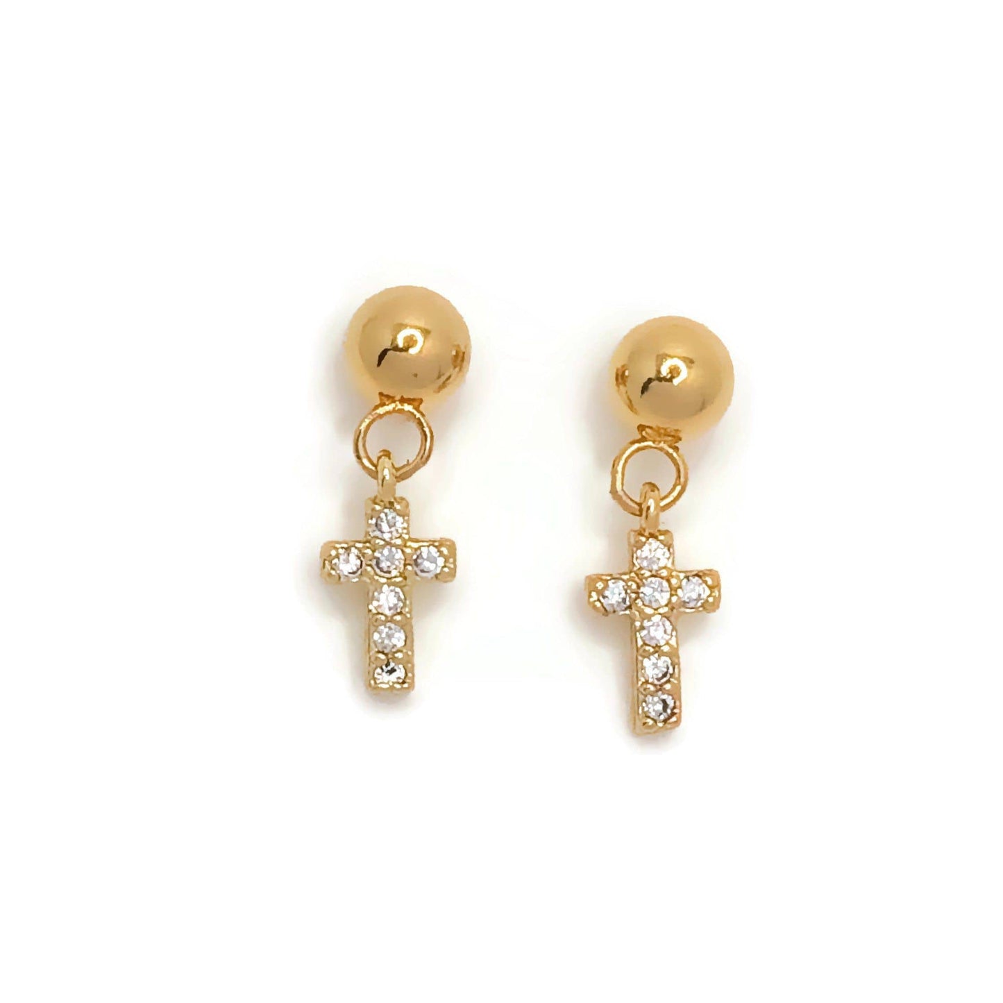 Tiny Cross Studs - Krave & Co | Stylish Jewelry and Accessories. Shop our Sale.