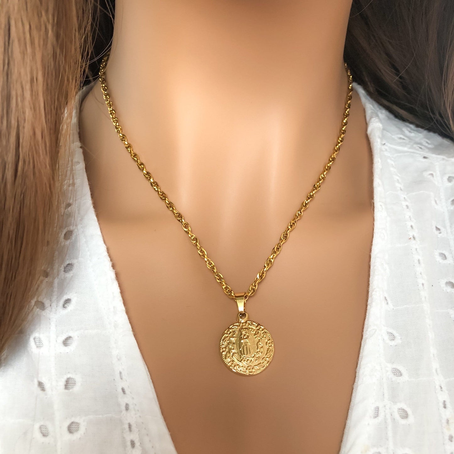 Our Lady of Guadalupe Necklace - Krave & Co | Stylish Jewelry and Accessories. Shop our Sale.