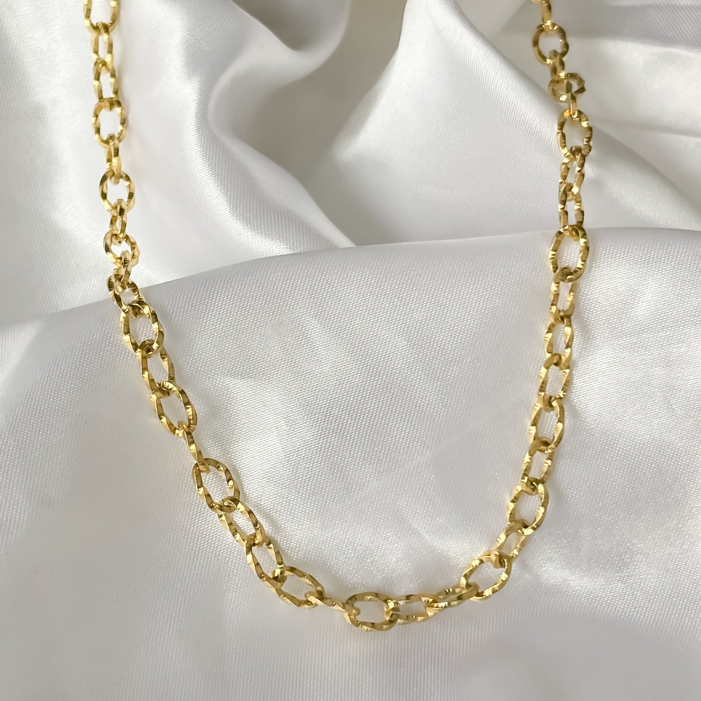 Textured Cable Necklace