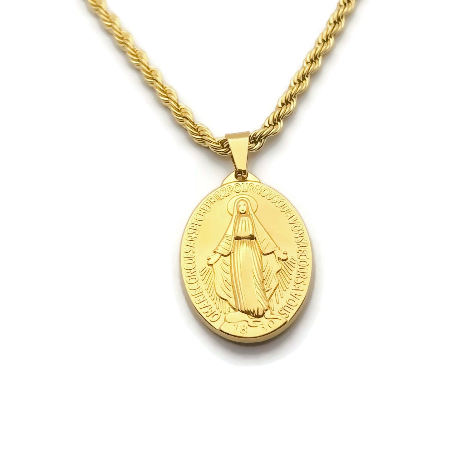 Our Lady of Graces Necklace *2 Sides - Krave & Co | Stylish Jewelry and Accessories. Shop our Sale.