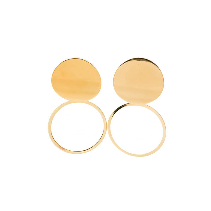 Circle Stud Earrings