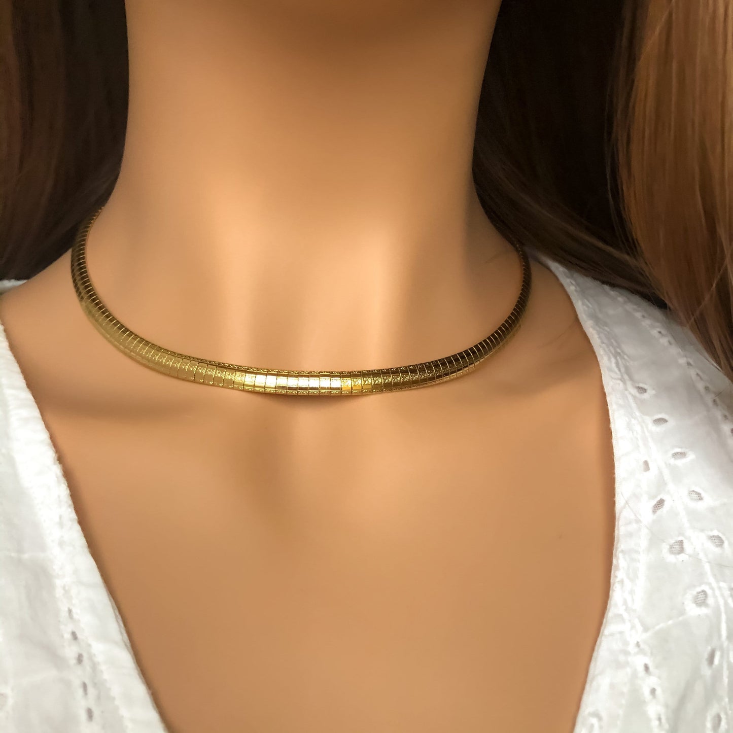 Snake Choker Gold & Silver