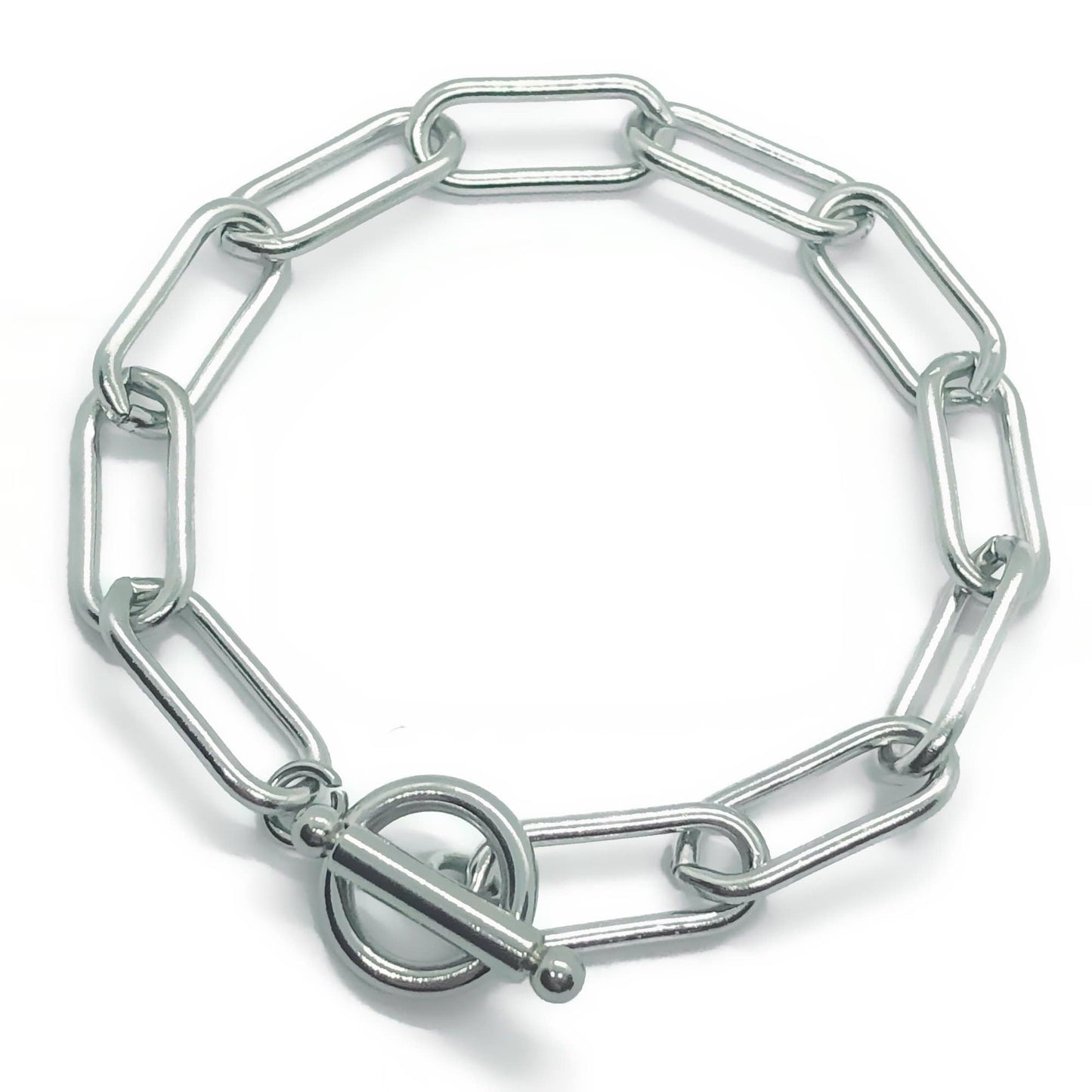 Paperclip Toggle Bracelet
