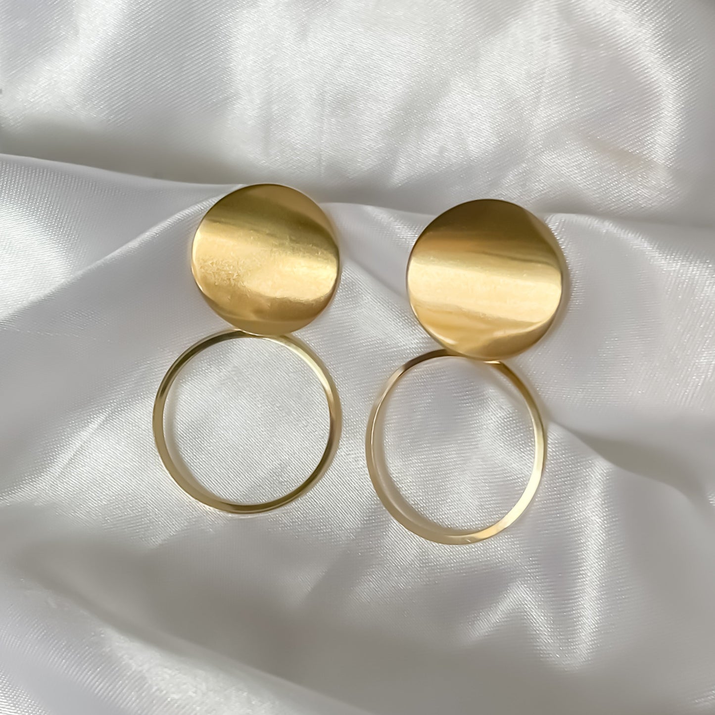 Circle Stud Earrings
