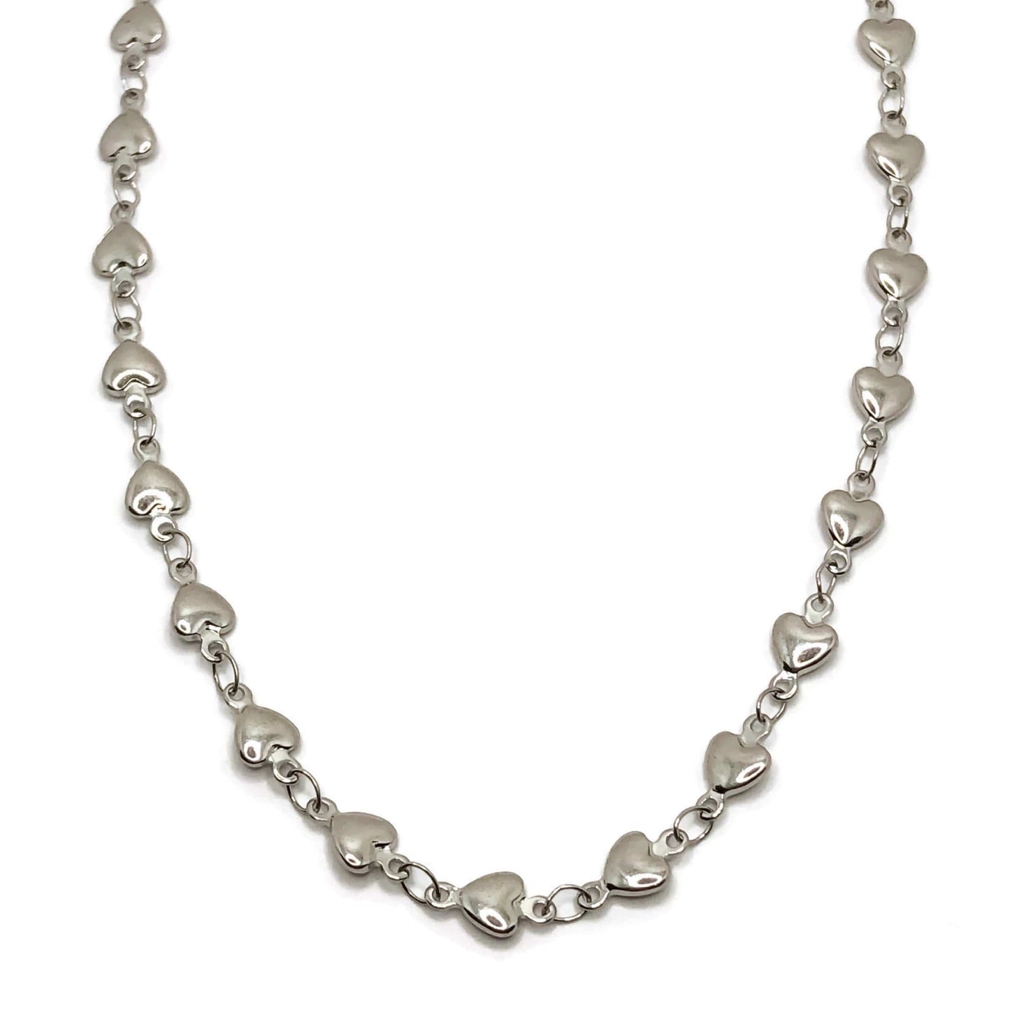 Heart Choker - Silver - Krave & Co | Stylish Jewelry and Accessories. Shop our Sale.