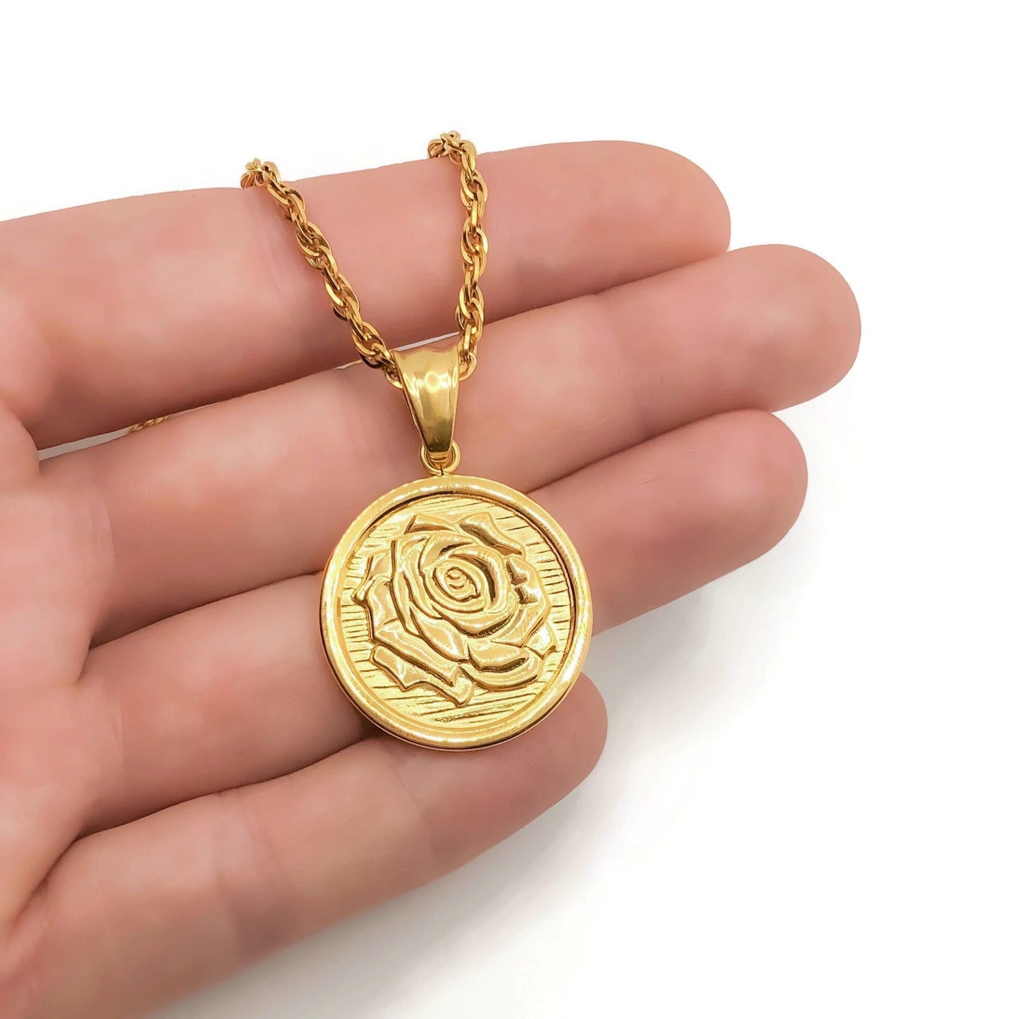 Rose Necklace (2 sides) - Krave & Co | Stylish Jewelry and Accessories. Shop our Sale.