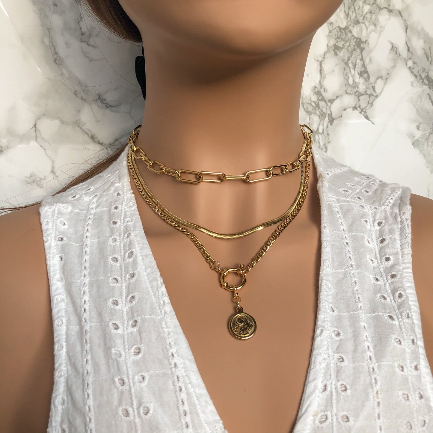 Demi Herringbone Necklace - Krave & Co | Stylish Jewelry and Accessories. Shop our Sale.