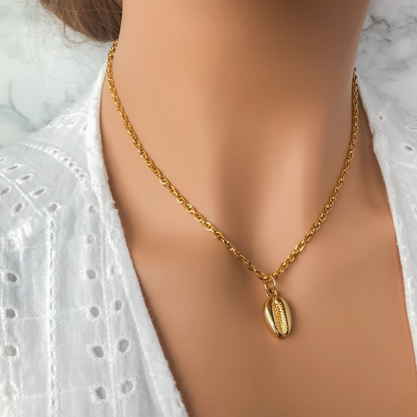 Cowrie Shell Necklace - Krave & Co | Stylish Jewelry and Accessories. Shop our Sale.