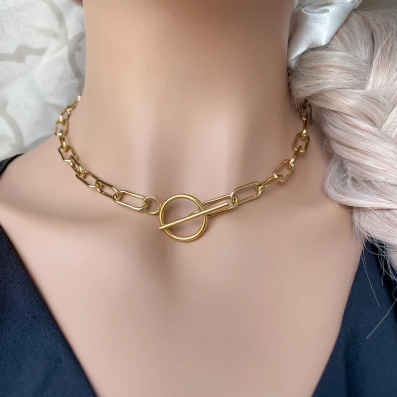 15mm Paperclip Toggle Chain