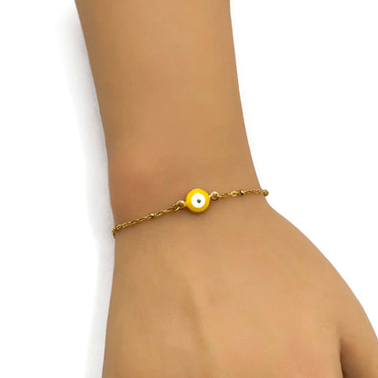 Yellow Eye Bracelet