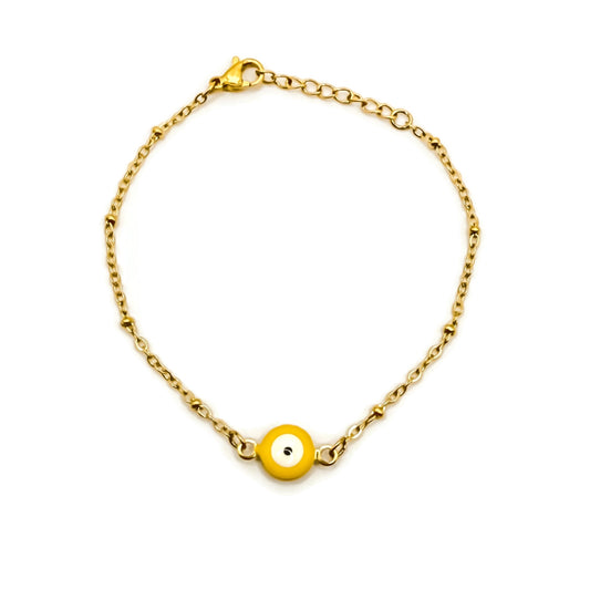 Yellow Eye Bracelet