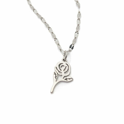 Small Rose Necklace - Krave & Co | Stylish Jewelry and Accessories. Shop our Sale.