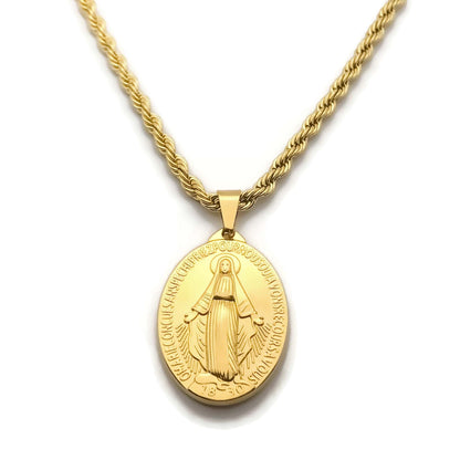 Our Lady of Graces Necklace *2 Sides - Krave & Co | Stylish Jewelry and Accessories. Shop our Sale.